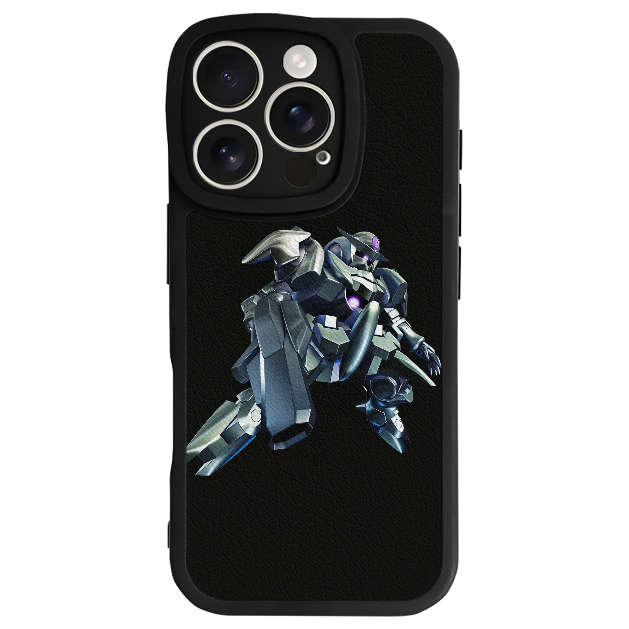 （画像用） 機動戦士ガンダム Mobile Suit Gundam 【iPhone 16シリーズ対応】シリコンスマホケース（レザー調） 材質：シリコン